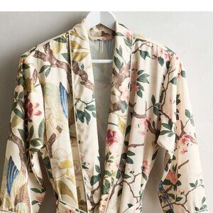 Floral Bathrobe